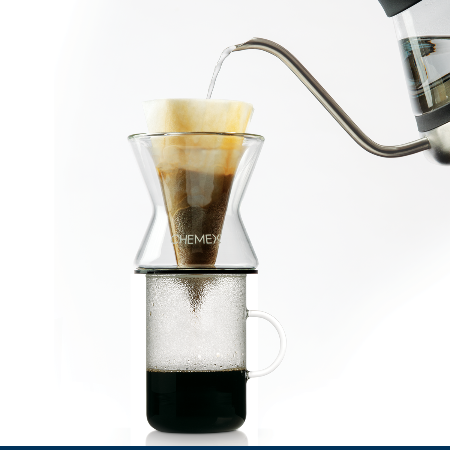 Chemex Handfilter Kaffeebereiter Glas 150-450ml