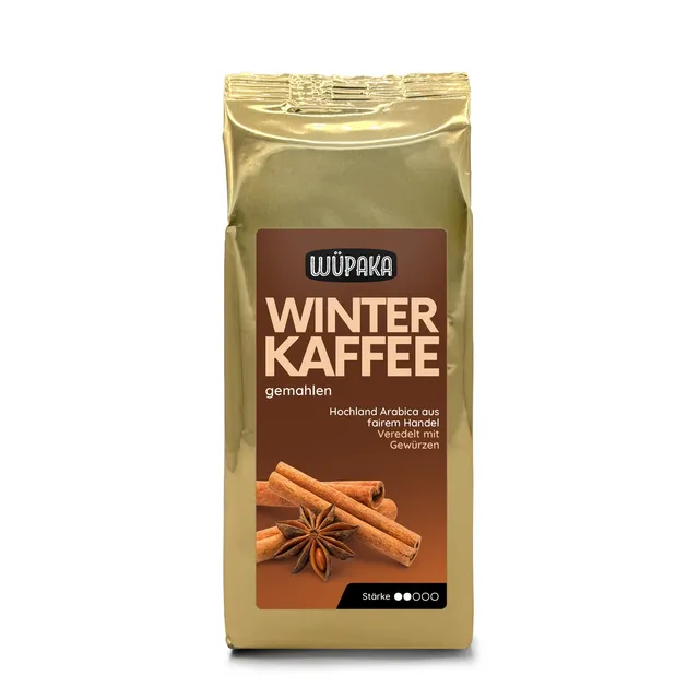 WÜPAKA Winterkaffee gemahlen 250g mild Gewürz