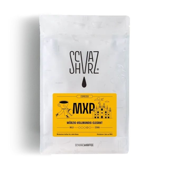 Schvarz MXP 60/40 Espresso ganze Bohnen 350 g nussig