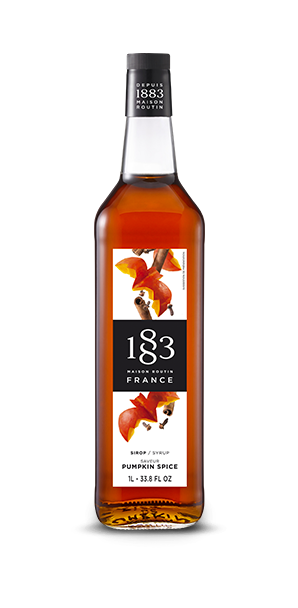 1883 Maison Routin Pumpkin Spice Sirup Rohrzucker 1 L