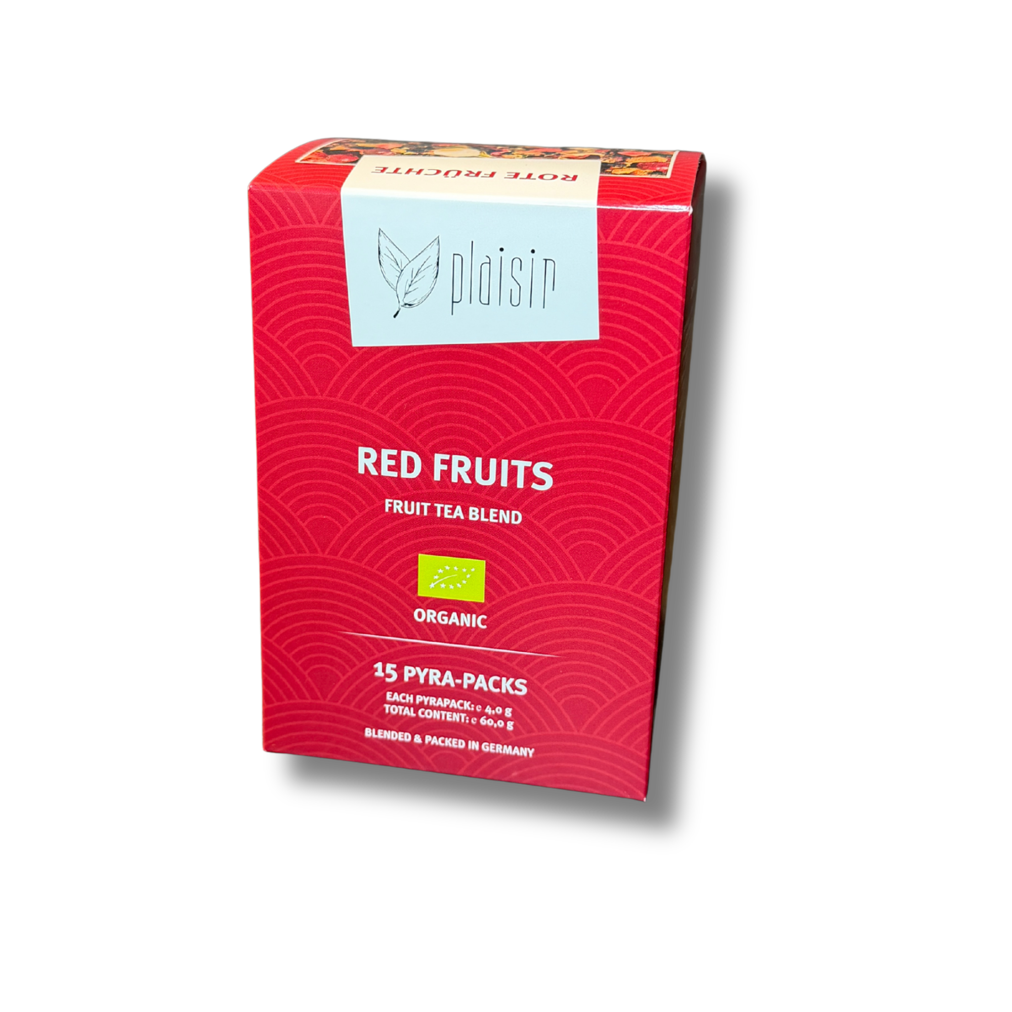 Plaisir Bio Rote Früchte Früchtetee Pyra Pack koffeinfrei