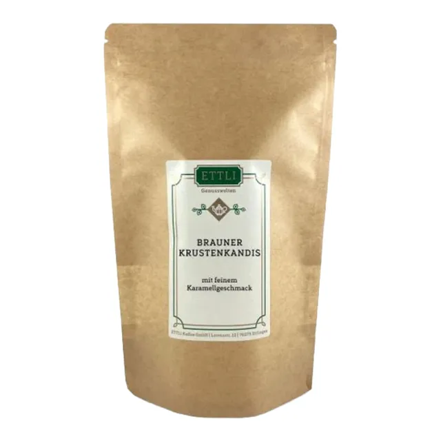 ETTLI Zucker Brauner Krustenkandis 250 g Karamell