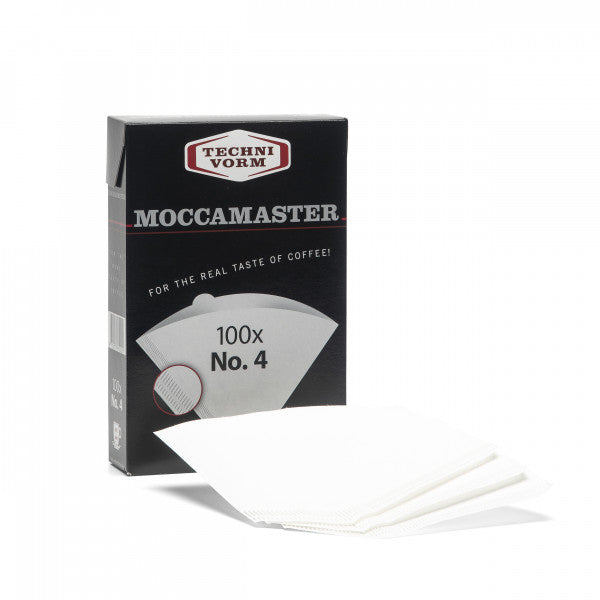 Moccamaster Filterpapiere weiß Nr. 4 100 Stück Kaffeefilter