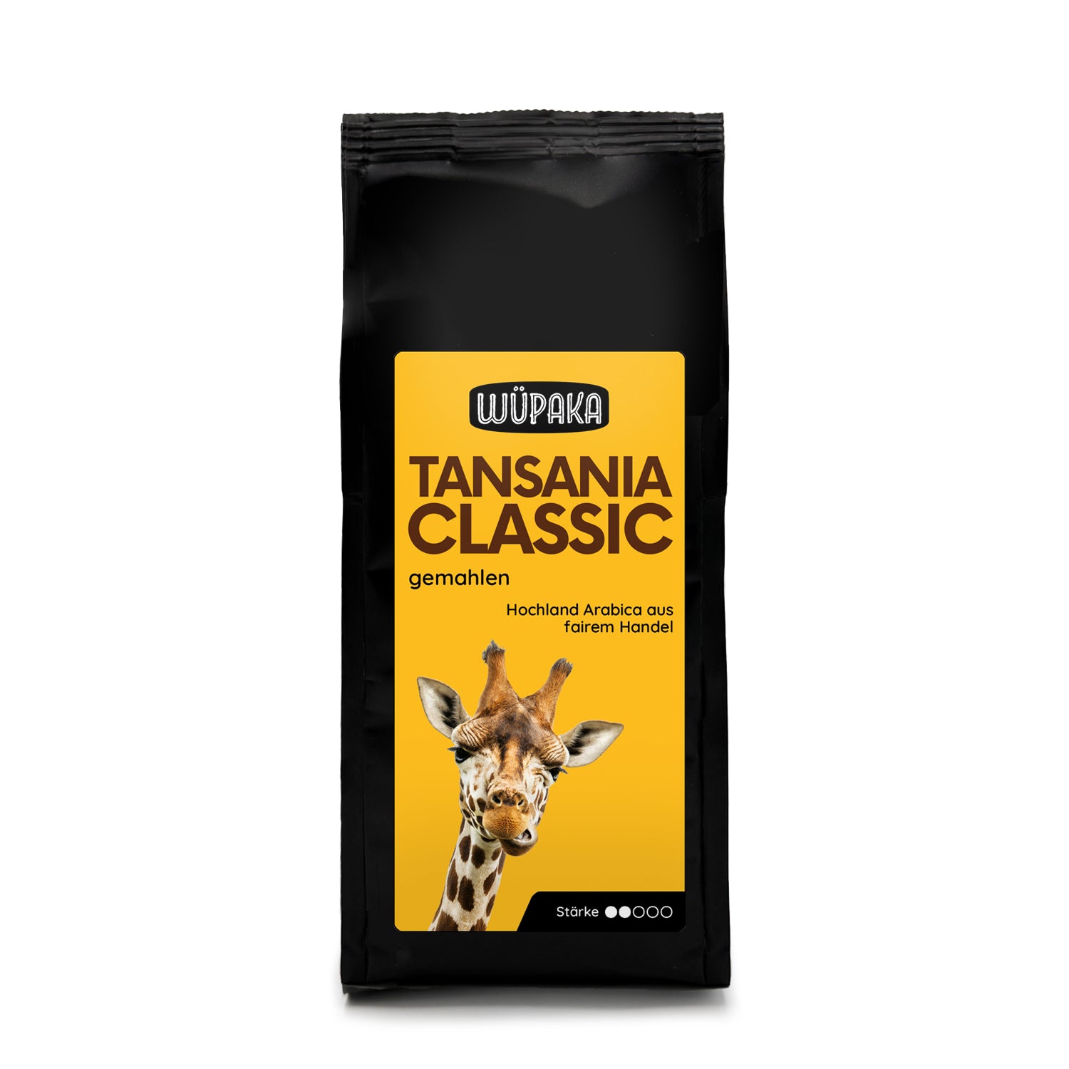 WÜPAKA Tansania Classic Kaffee gemahlen 250g mild