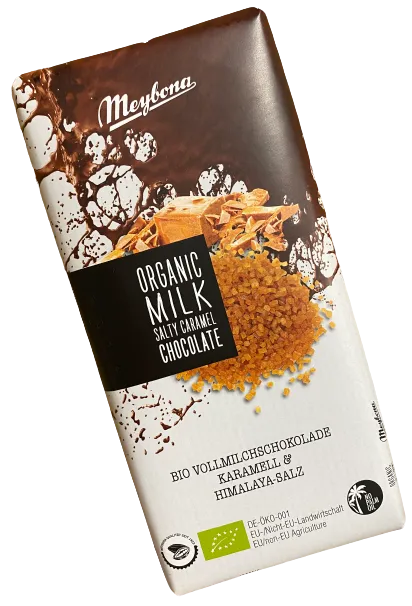 Meybona Bio Schokolade Salty Caramel Vollmilch 100 g