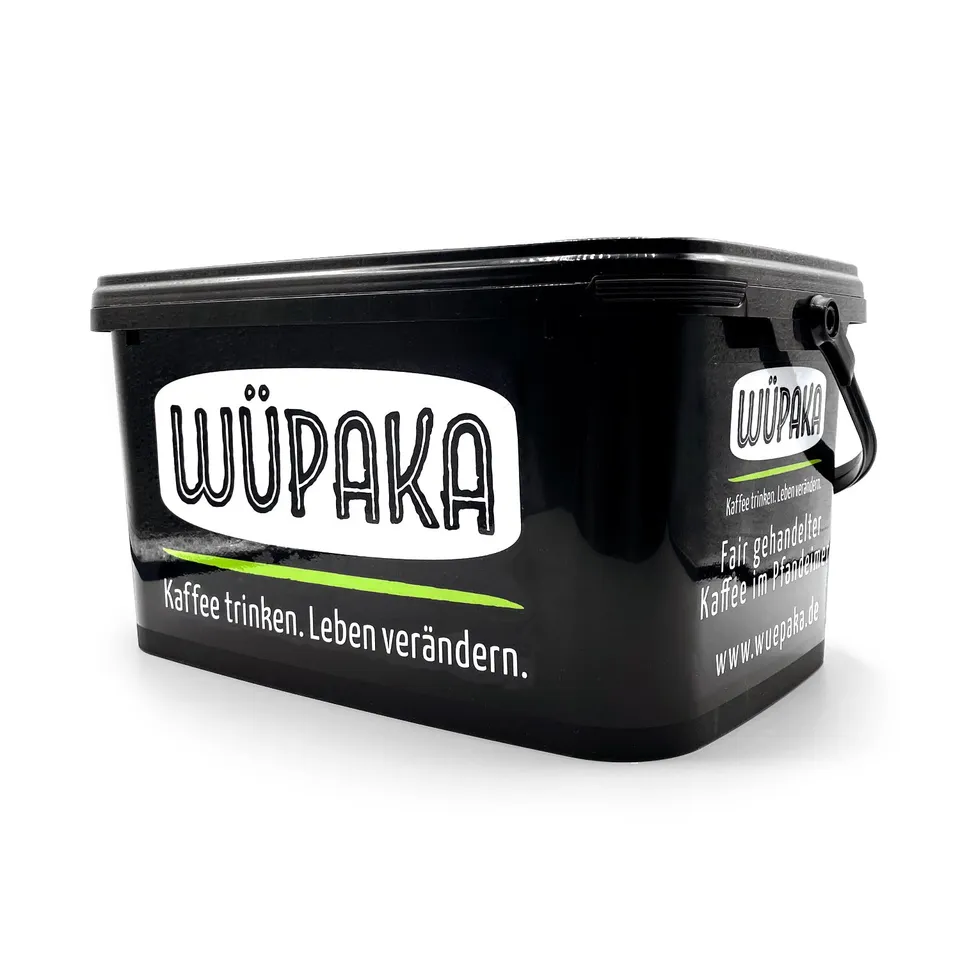 WÜPAKA Litembo Espresso ganze Bohne 2kg Pfandeimer