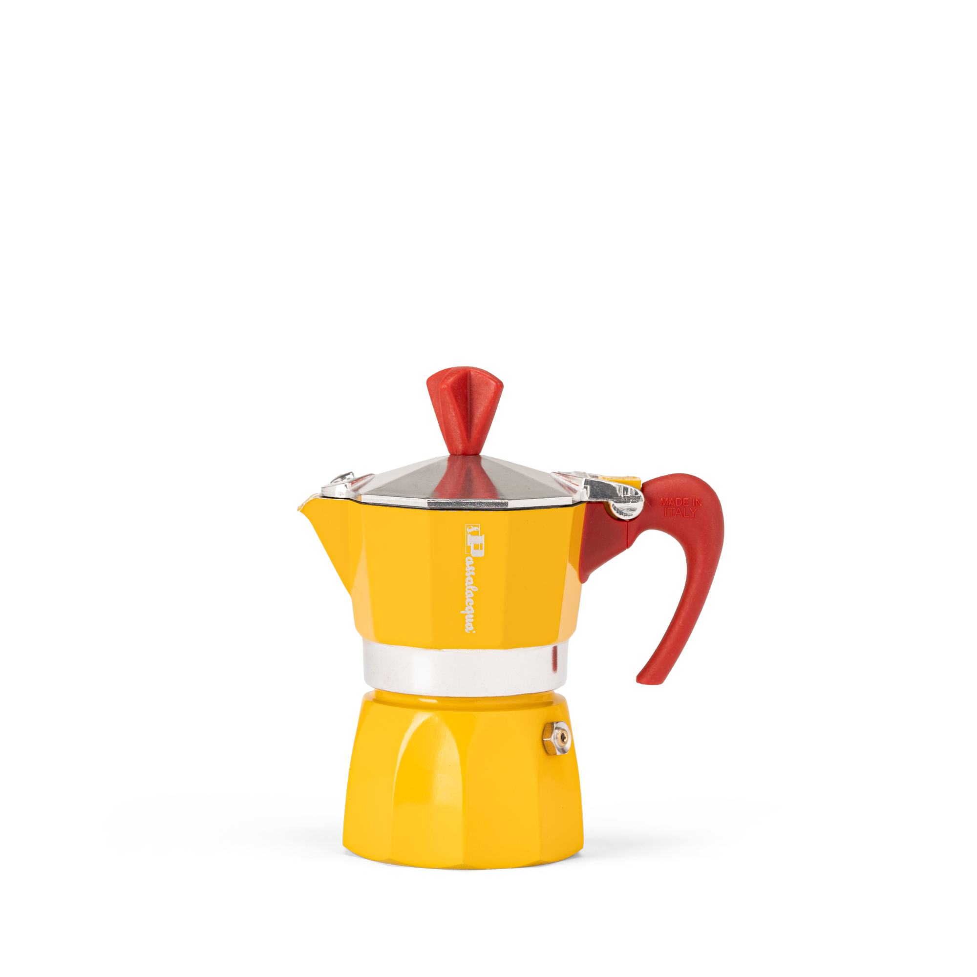 Passalacqua Moka Kanne 1-2 Tassen gelb Herd Espressokanne