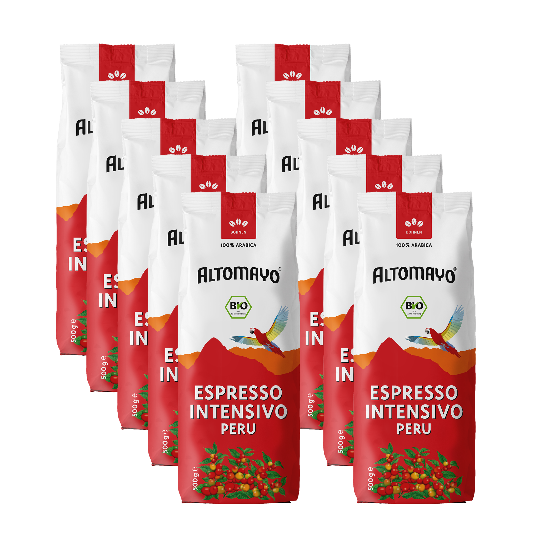 Altomayo Bio-Espresso Intensivo Bohnen 10x500g Peru Arabica