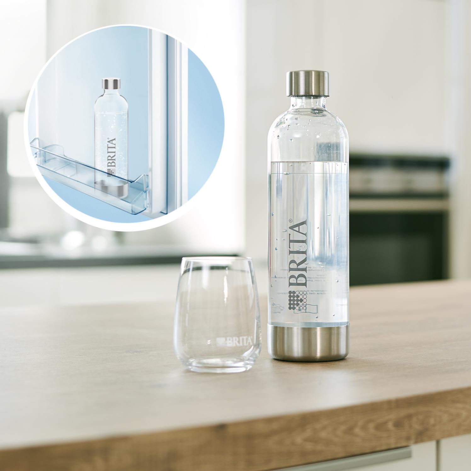 BRITA sodaONE Wasserflasche 1 Liter BPA-frei