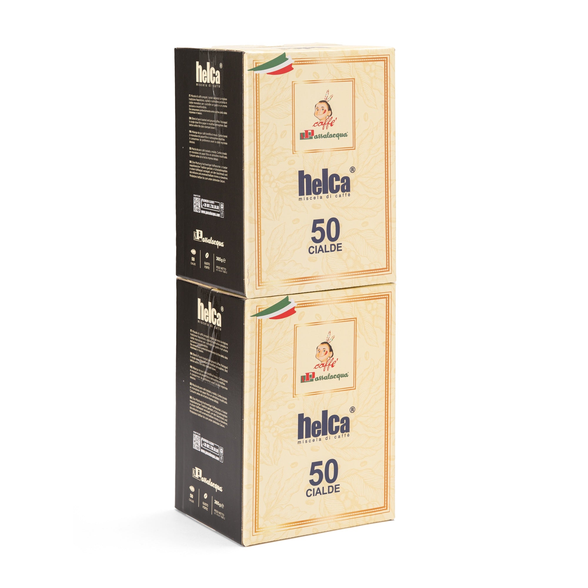 Passalacqua Helca Kaffeepads 50 Pads cremig