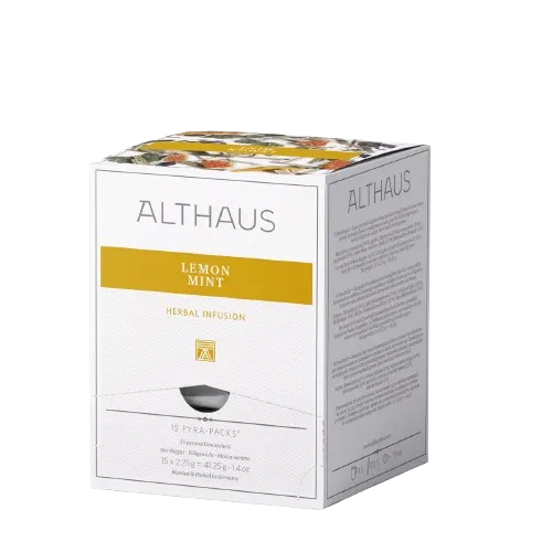 Althaus Lemon Mint Grüner Tee 15 Pyra Packs