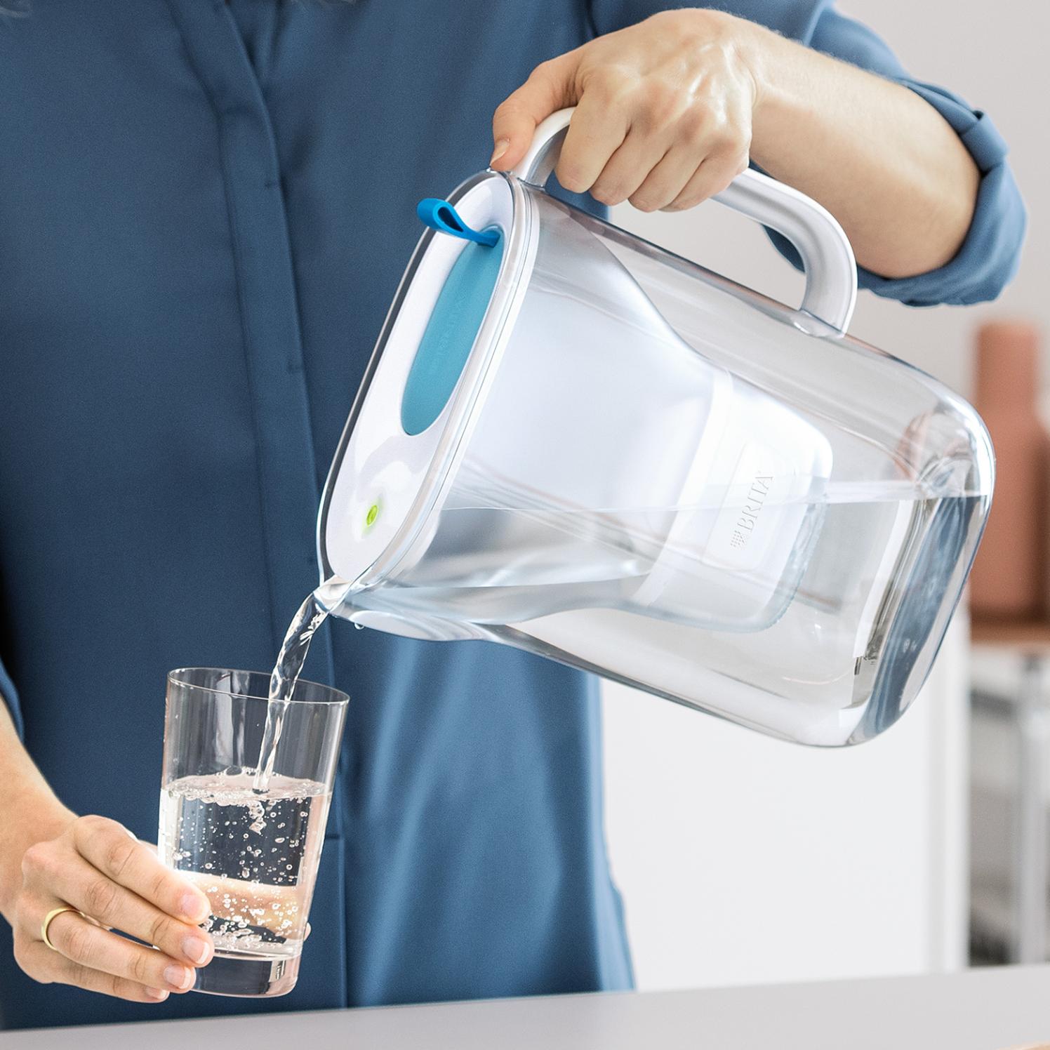 BRITA Tischwasserfilter 2,4l Kanne Sea Green Kaffeewasser
