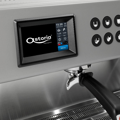 Astoria Plus4You Advantage Siebträger 2-gruppig Matt Schwarz Multiboiler