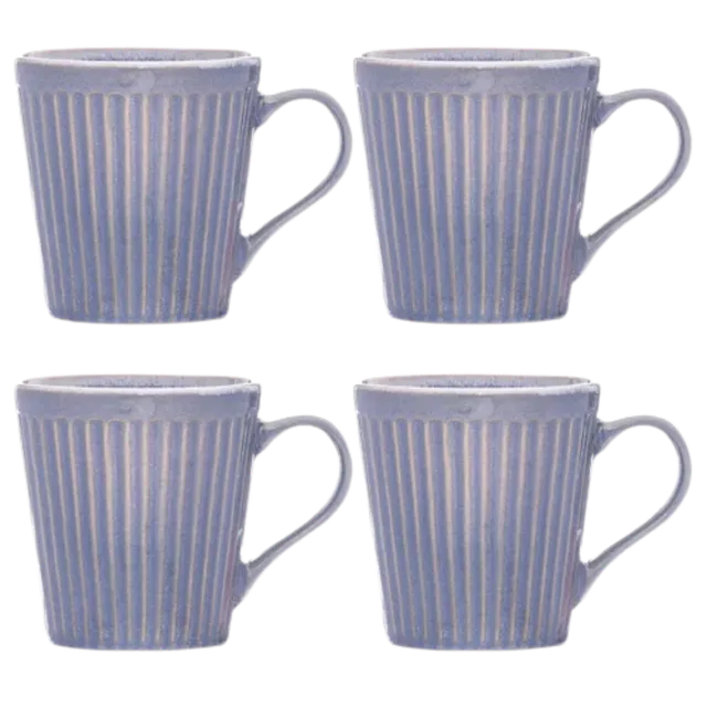 Mondo del Caffè Marguerite Tasse 400 ml 4er-Set Blütenform