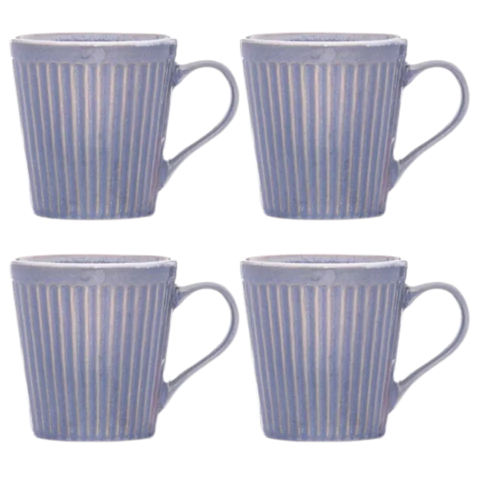 Mondo del Caffè Marguerite Tasse 400 ml 4er-Set Blütenform