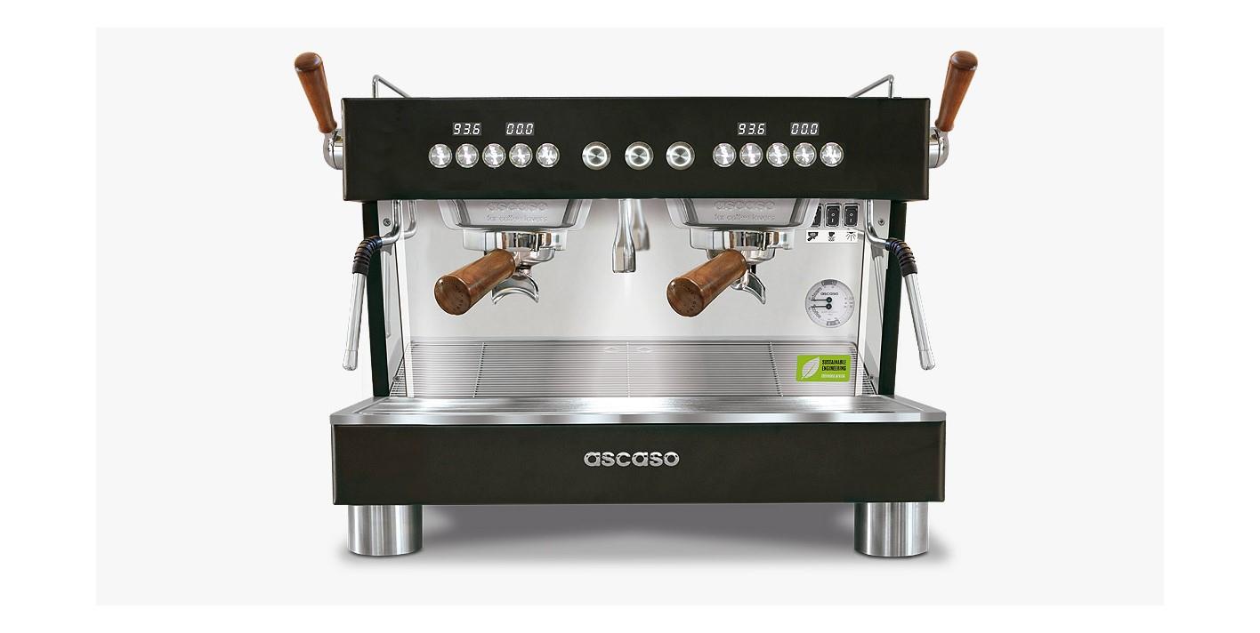 Ascaso Barista T Plus Espressomaschine Schwarz 2 gruppig