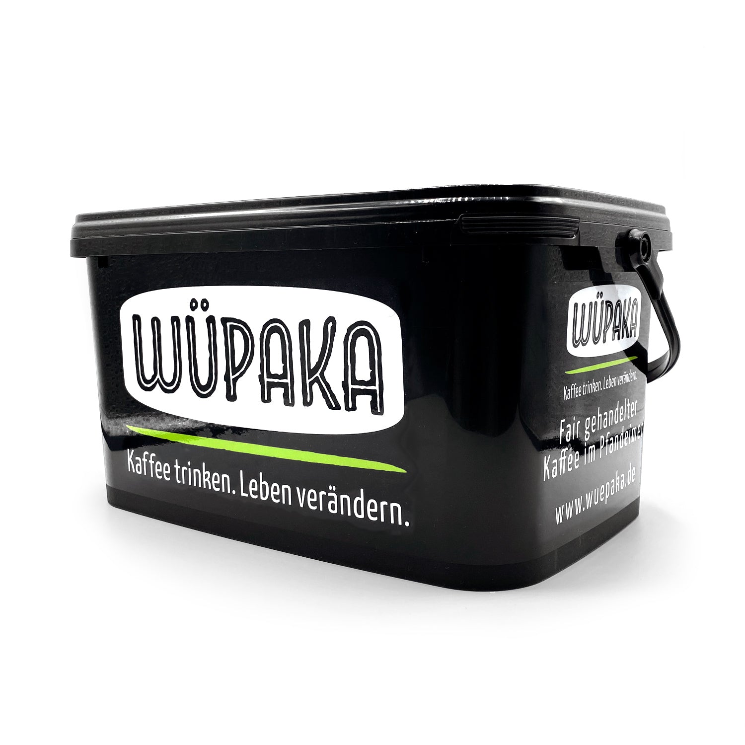 WÜPAKA Tansania Premium Kaffee ganze Bohnen 2kg Eimer