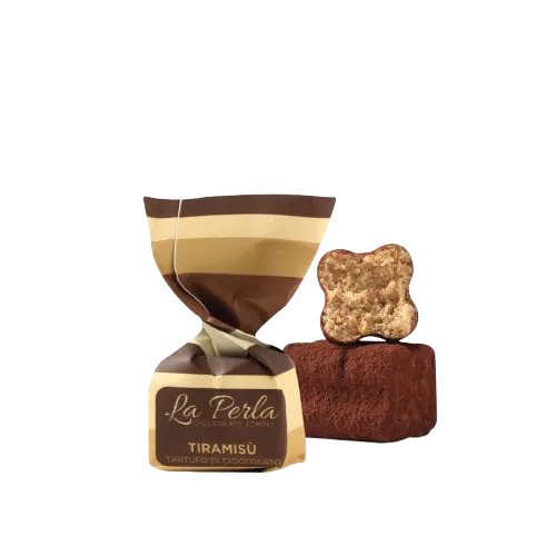 La Perla Tiramisu Trüffel Pralinen 1 Stück Kaffee Kakao