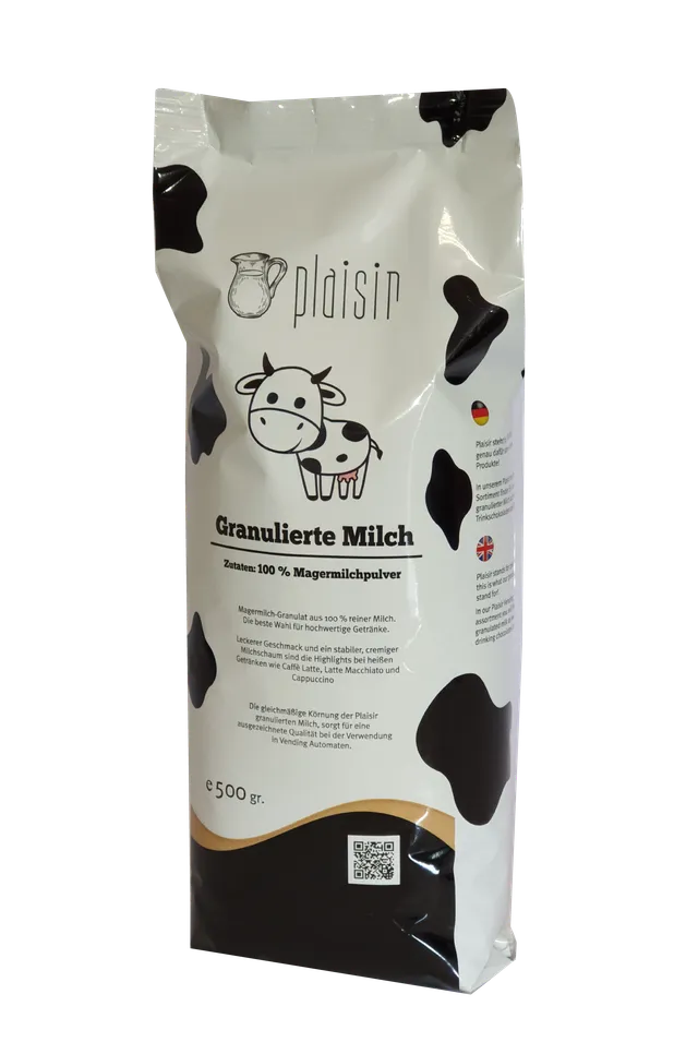Plaisir 100% granulierte Milch Topping 500 g Automat
