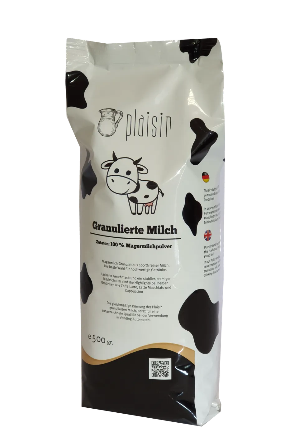 Plaisir 100% granulierte Milch Topping 500 g Automat