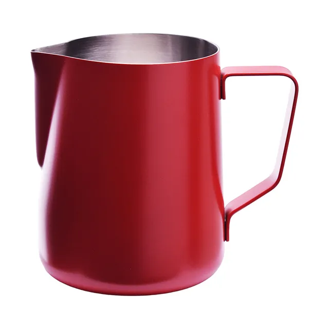 JoeFrex Milchkanne 0,59L Milchkännchen rot beschichtet