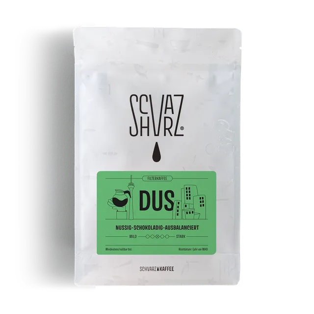 Schvarz FILTER DUS Filterkaffee 250 g ganze Bohne schokoladig