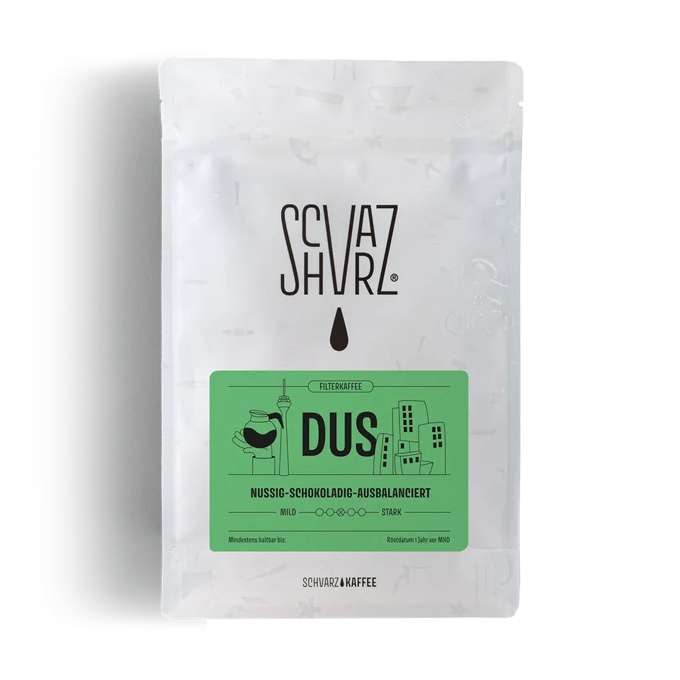 Schvarz FILTER DUS Filterkaffee 250 g ganze Bohne schokoladig
