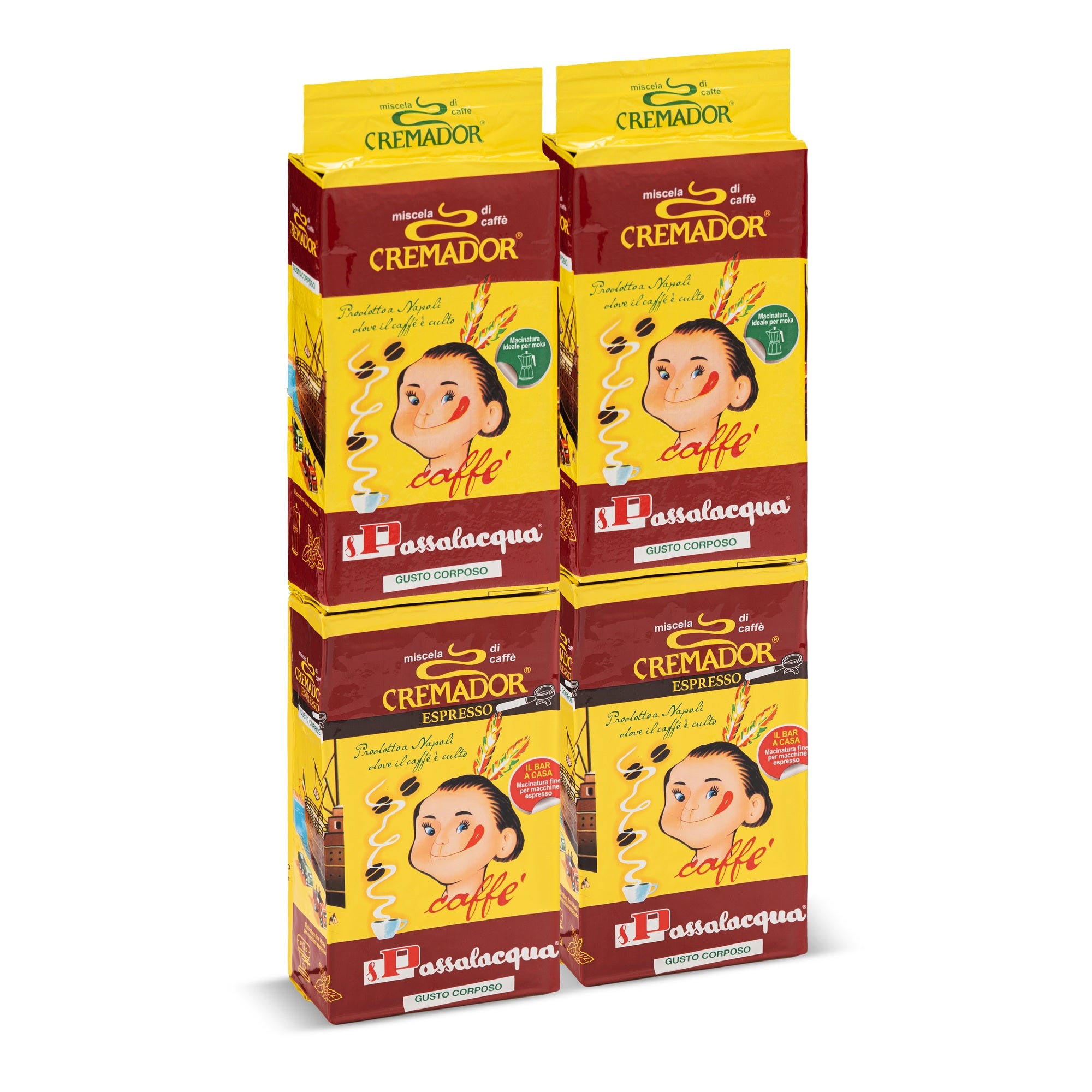 Passalacqua Cremador Kaffee gemahlen 250g cremig