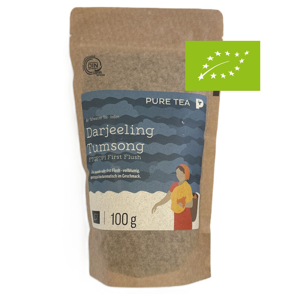 ETTLI Bio Darjeeling Tumsong Schwarztee 100 g