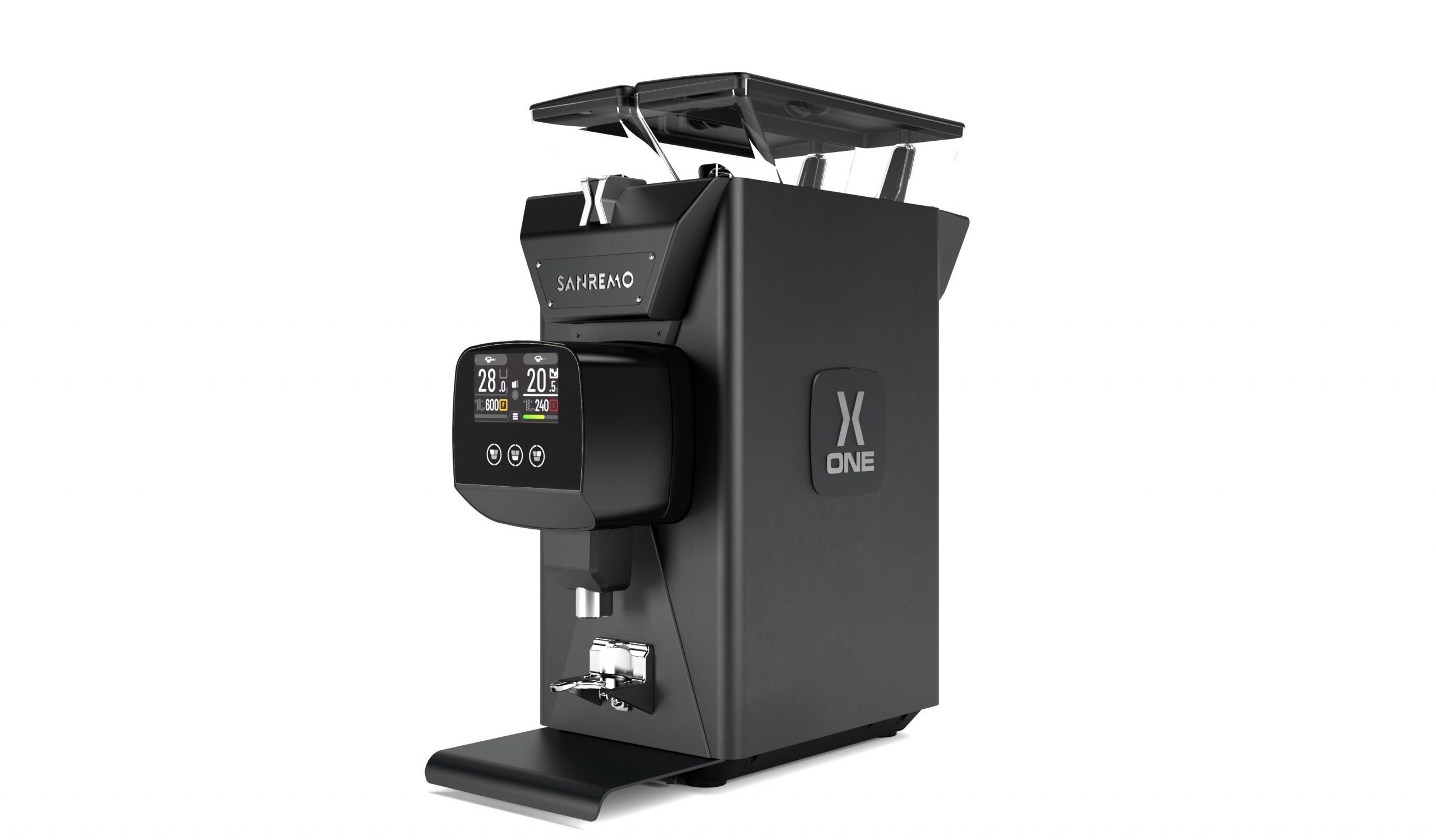 Sanremo X-One Kaffeemühle Schwarz 3-in-1 Espresso