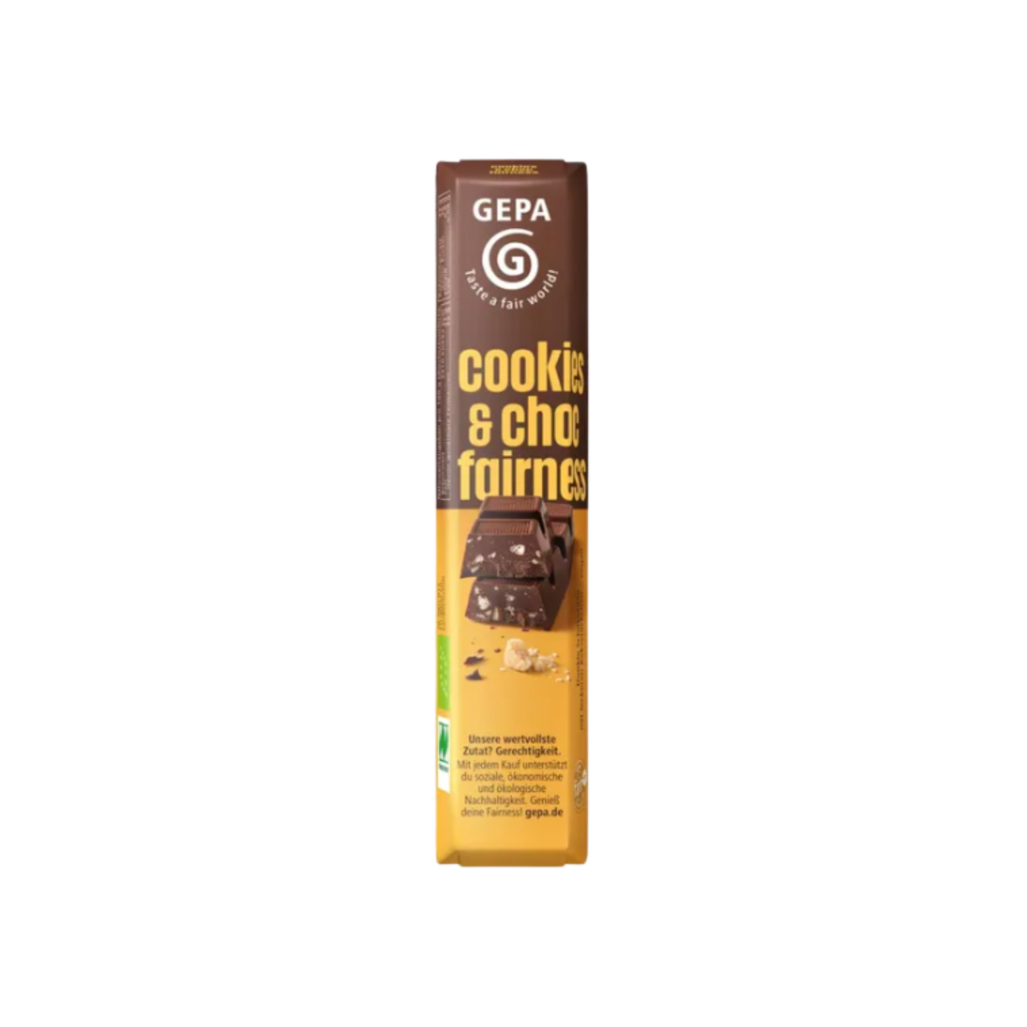 Gepa Bio Cookies & Choc Schokoriegel vegan Fairtrade