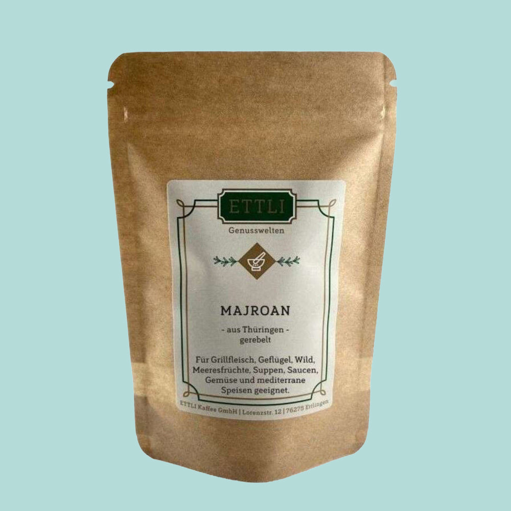 ETTLI Kräuter Majoran Thüringen gerebelt 10 g mild