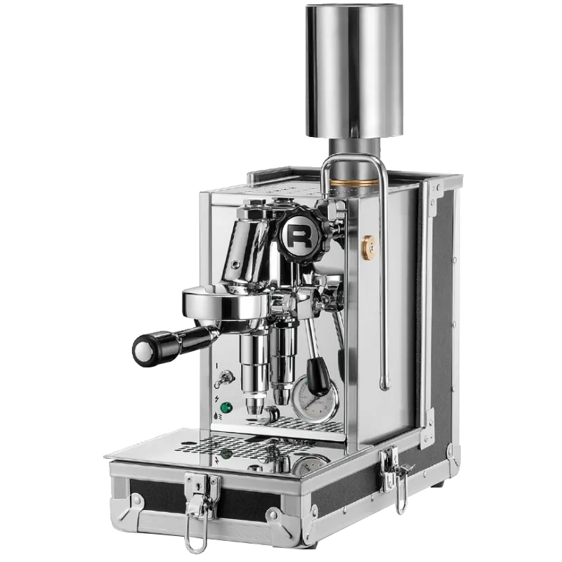 Rocket Porta Via Espressomaschine E61 mit Koffer