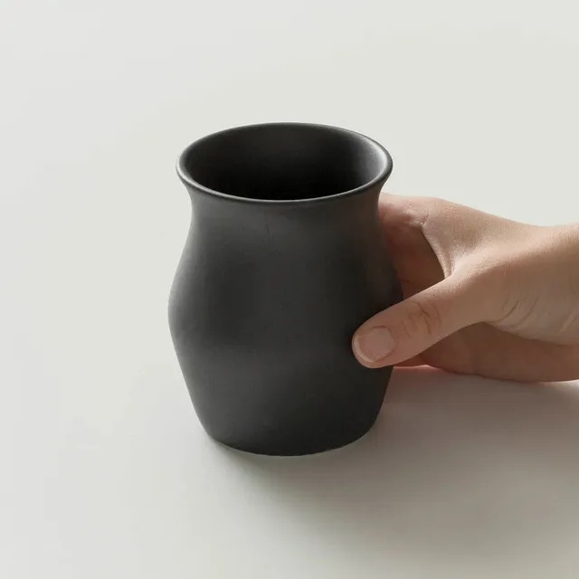 Schvarz Tassen Origami Sensory Flavor Cup Porzellan 360ml Schwarz