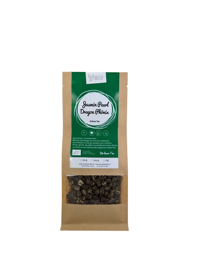Mondo del Caffè Feinkost Jasmin Pearl Special Dragon Phönix Bio Tee 100 g