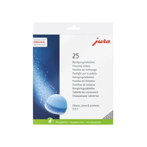 Jura Reinigungstabletten 25 Stk für Kaffeevollautomat