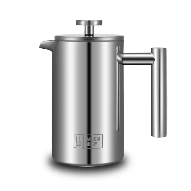 Mondo del Caffè Barista Buddy Frenchpress Edelstahl 350 ml Stempelkanne