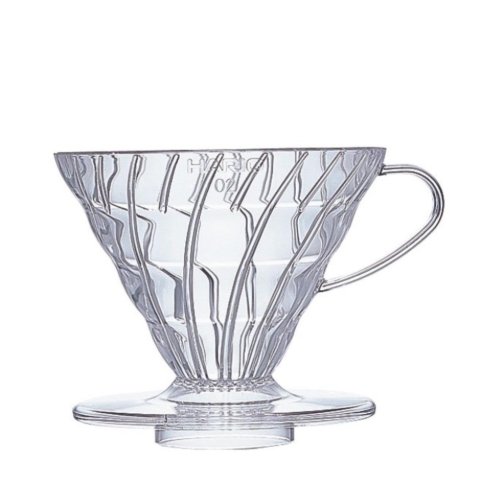 Hario V60 02 Coffee Dripper Filterhalter Clear 1-4 Tassen