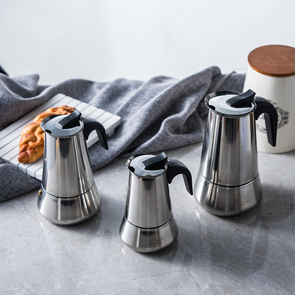 Mondo del Caffè Maschinen Barista Buddy Espressokocher 200ml 1-3