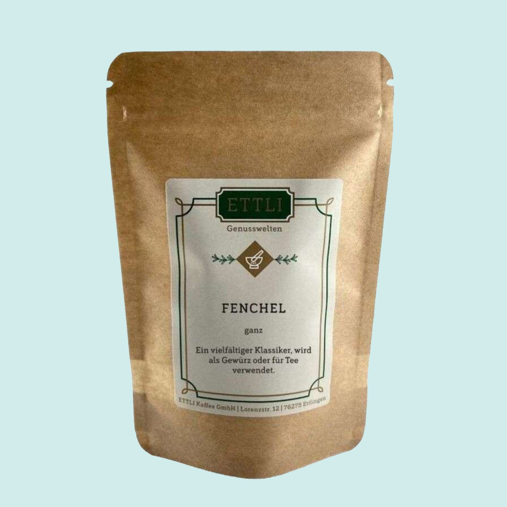 ETTLI Fenchel ganz 100 g süßlich Anis Aroma