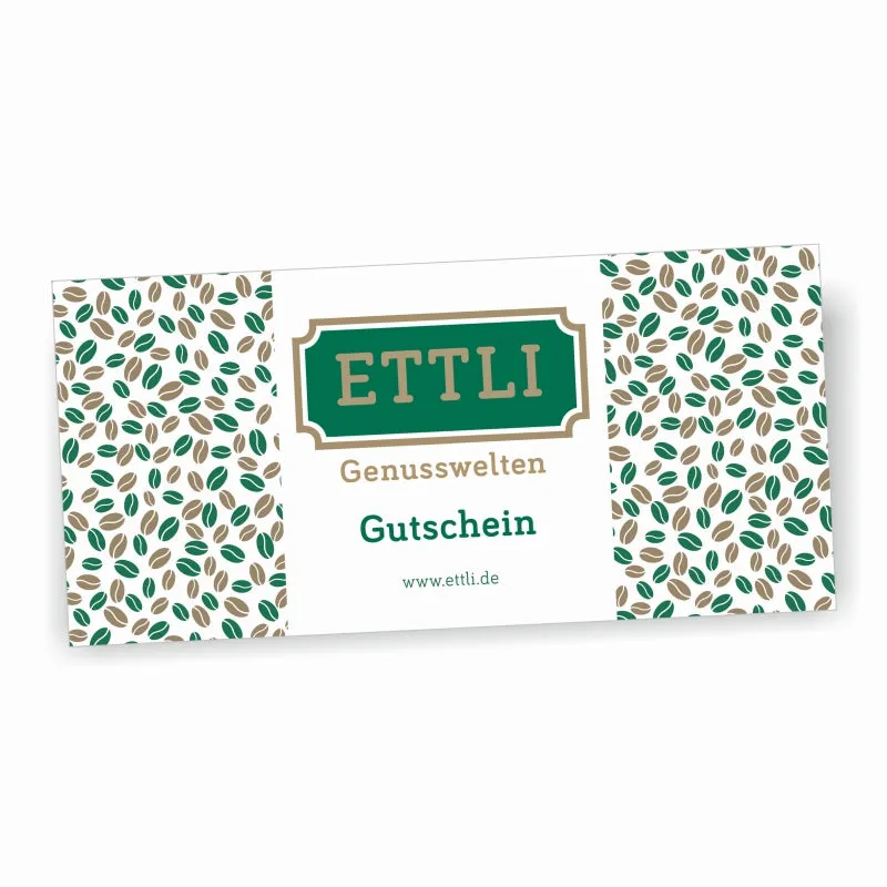 ETTLI Wunschgutschein Warenwertgutschein 10 € Online Geschenk