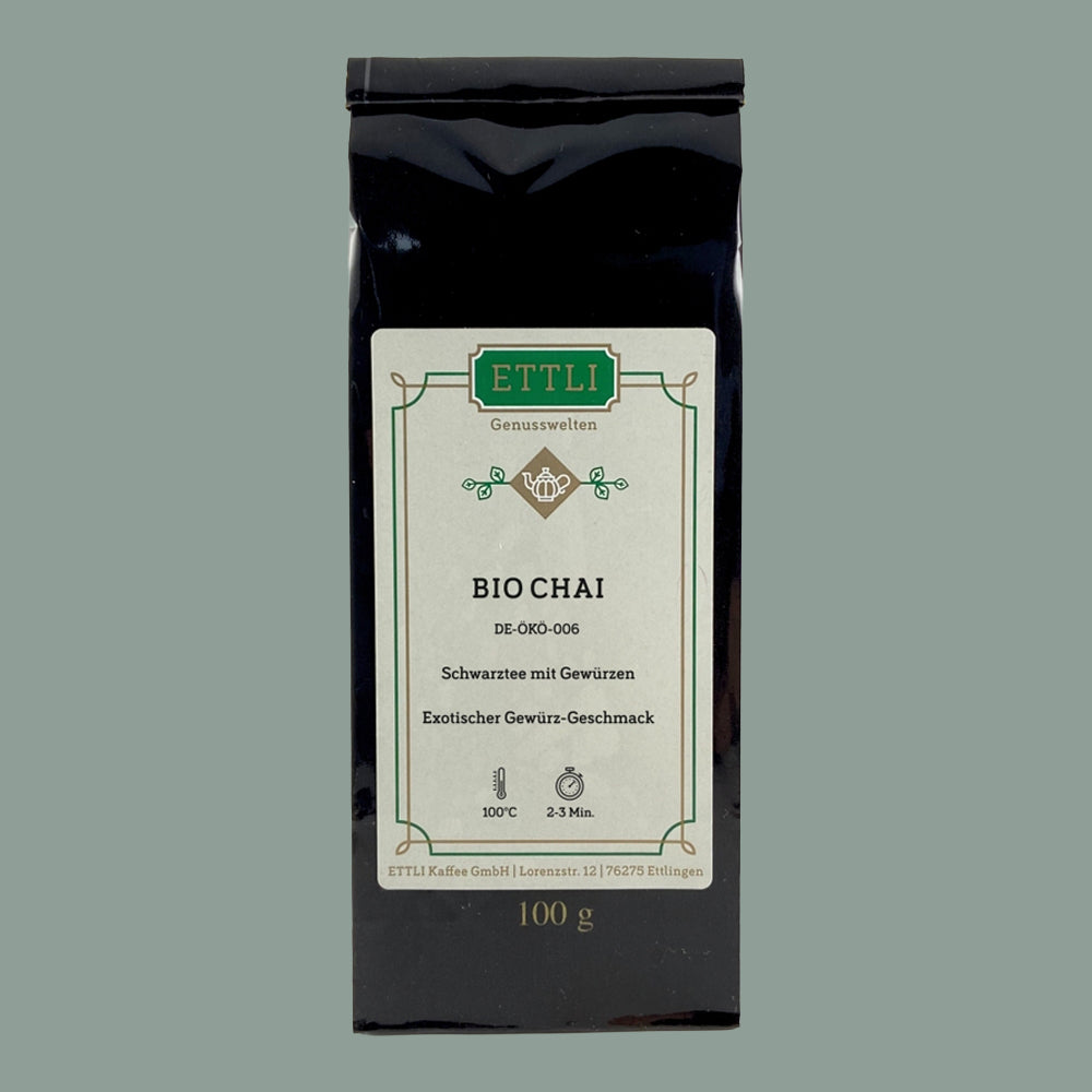 ETTLI Bio Chai Schwarztee 100 g würzig Gewürzmischung