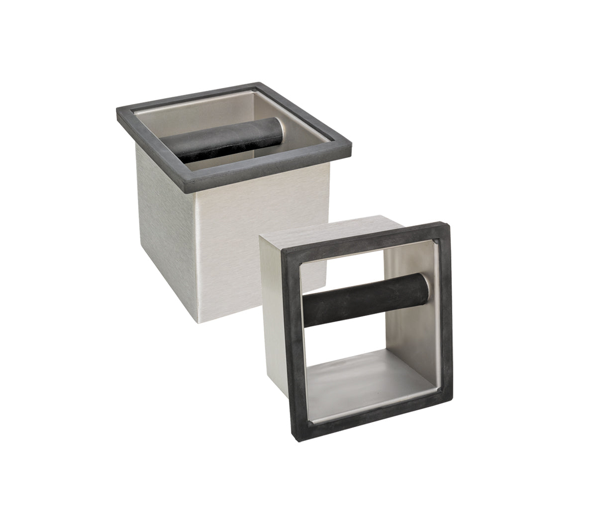 Mondo del Caffè KB111 Knockbox Einbau offen Edelstahl