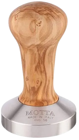 Motta Tamper Olivenholz Espresso 58 mm