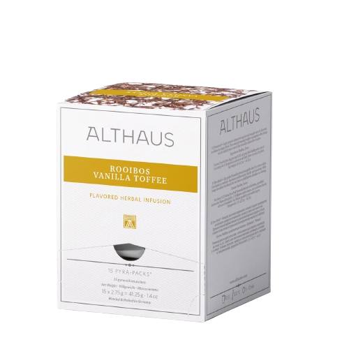 Althaus Rooibos Vanilla Toffee Tee 15 Pyra Pack koffeinfrei
