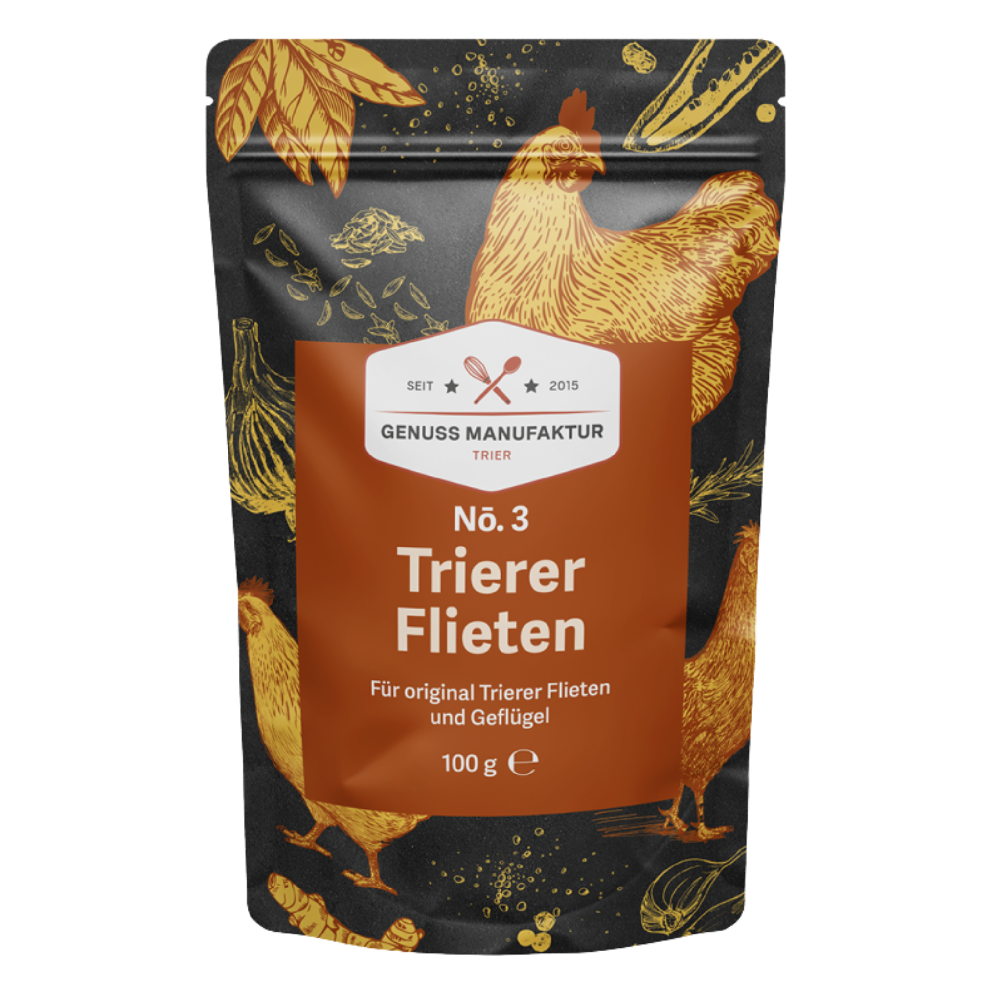 Mondo del Caffè Feinkost Trierer Flieten Hähnchengewürz 100g