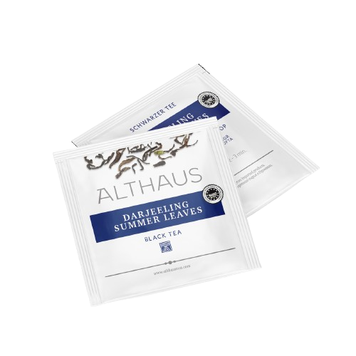 Althaus Darjeeling Summer Leaves Schwarztee 15 Pyra Packs
