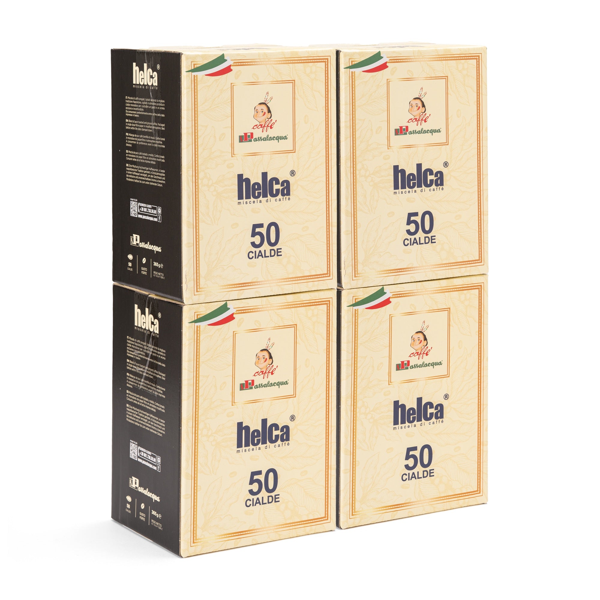 Passalacqua Helca Kaffeepads 50 Pads cremig