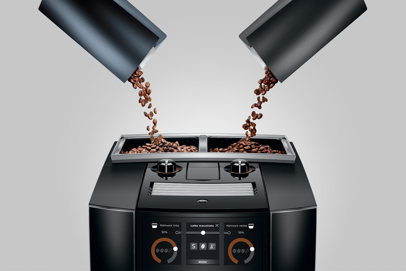 Mondo del Caffè JURA J8 Twin Diamond Black Vollautomat